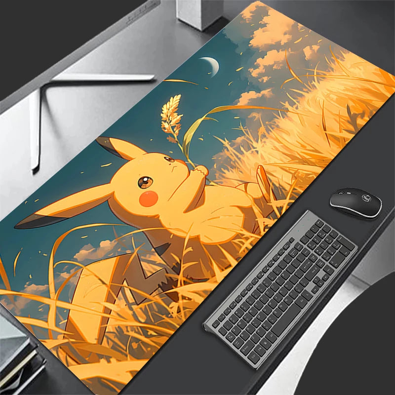 Pikachu in a Grainfield